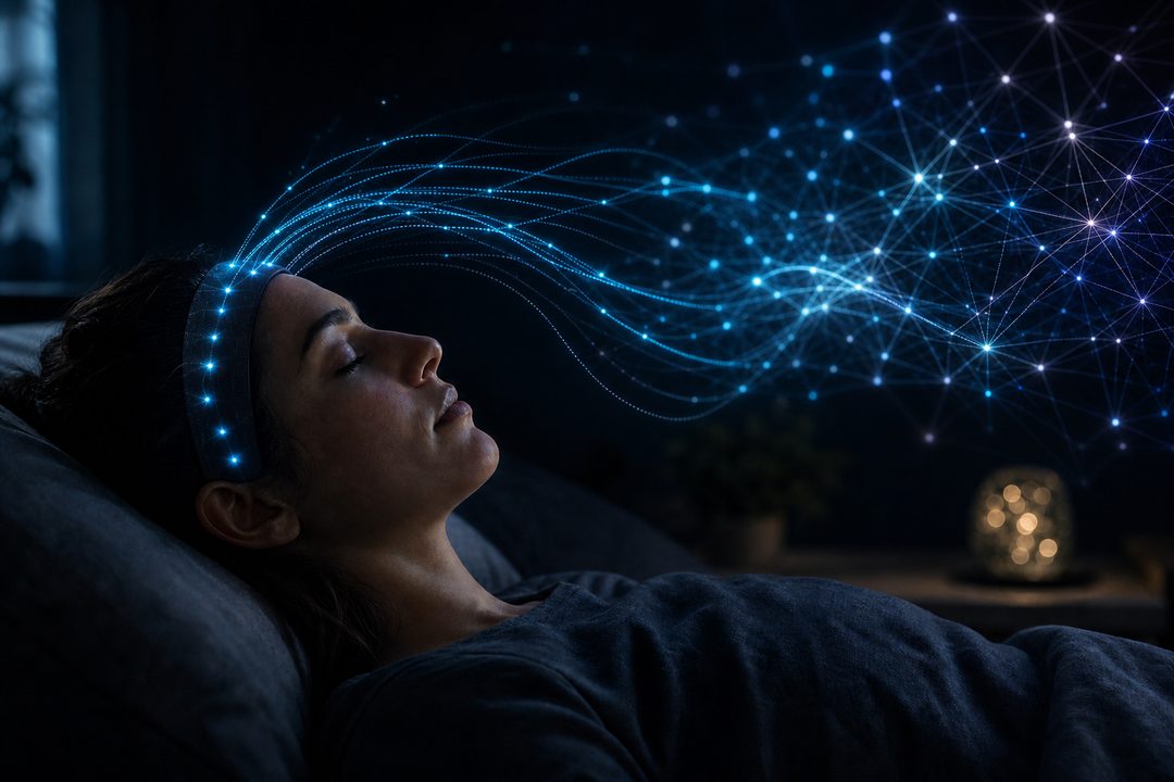 Neural signals streaming from a sleeping subject's head